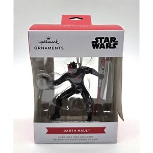 2024 Hallmark Star‎ Wars Darth Maul Red Box Christmas Ornament New